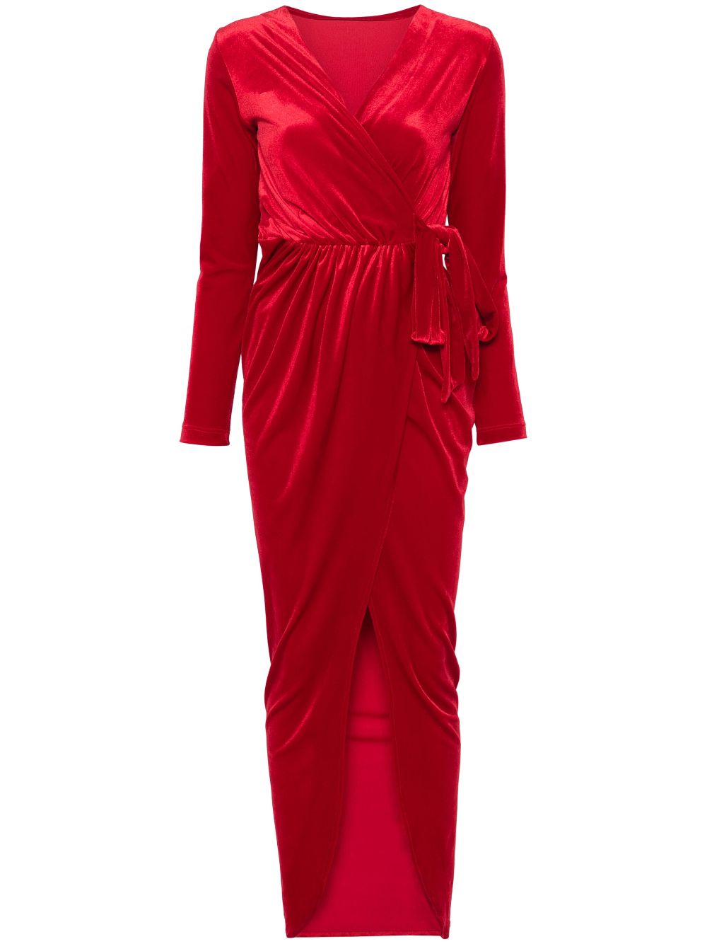 x Lia Aram velvet maxi dress