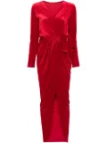 Alchemy x Lia Aram velvet maxi dress - Red