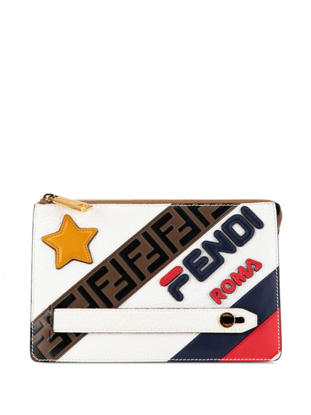 2000-2010 x Fila Logo Mania clutch bag