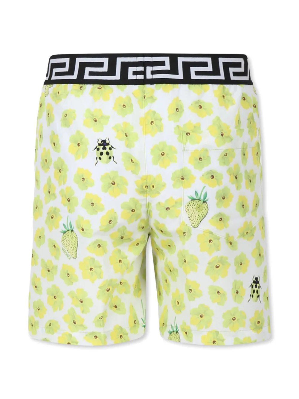 Versace Kids Strawberry Garden zwembroek Wit