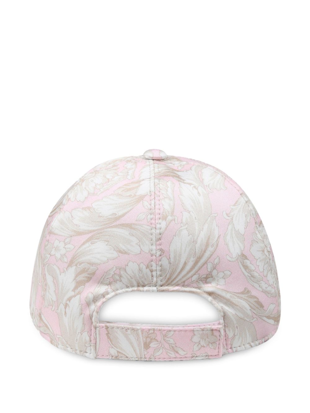 Versace Kids Barocco-print baseball cap - Pink