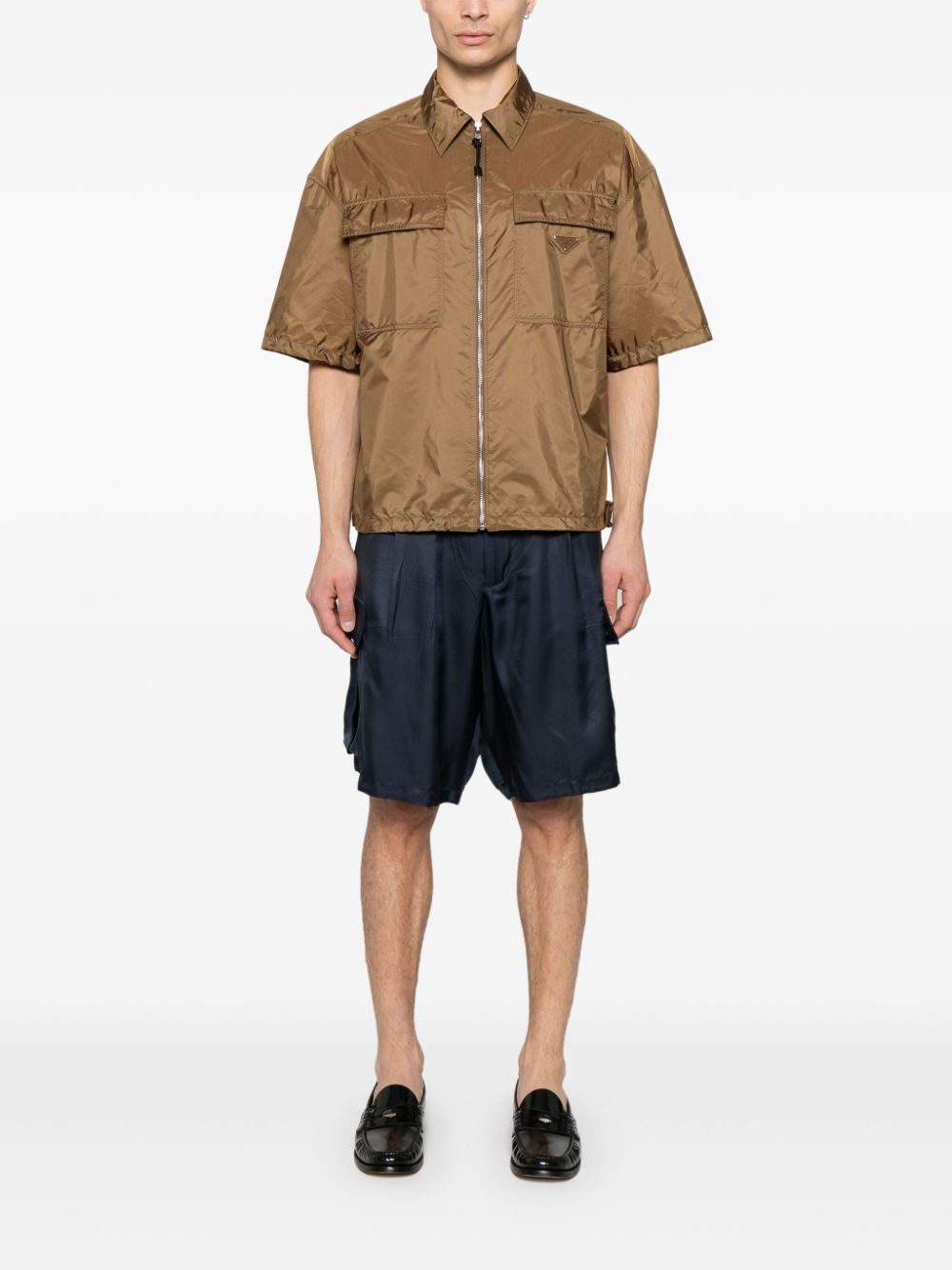 Prada zip-up shirt - Bruin