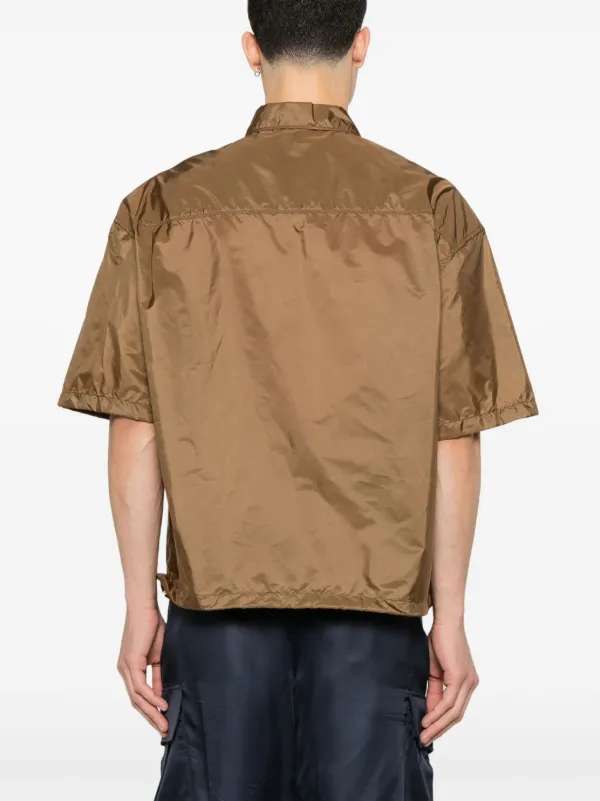 Prada zip-up Shirt | Brown | FARFETCH