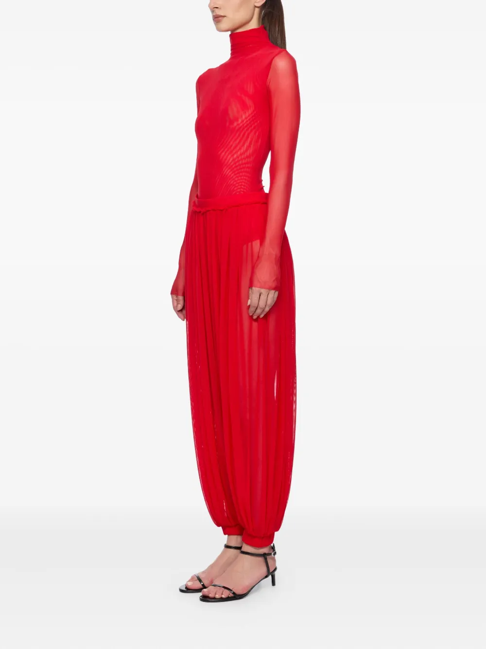 Atu Body Couture mesh trousers set | Tapered Pants | Image 2