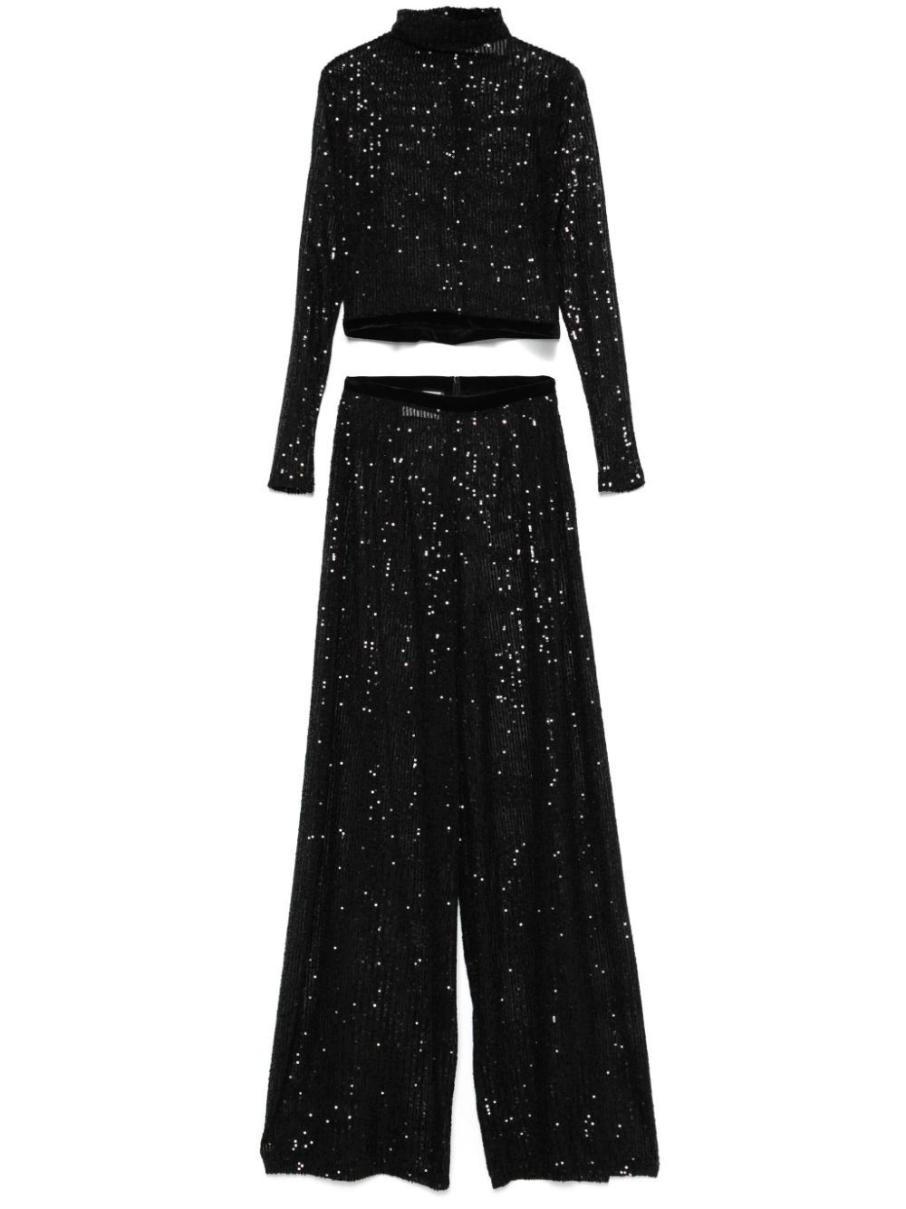 sequinned trouser set