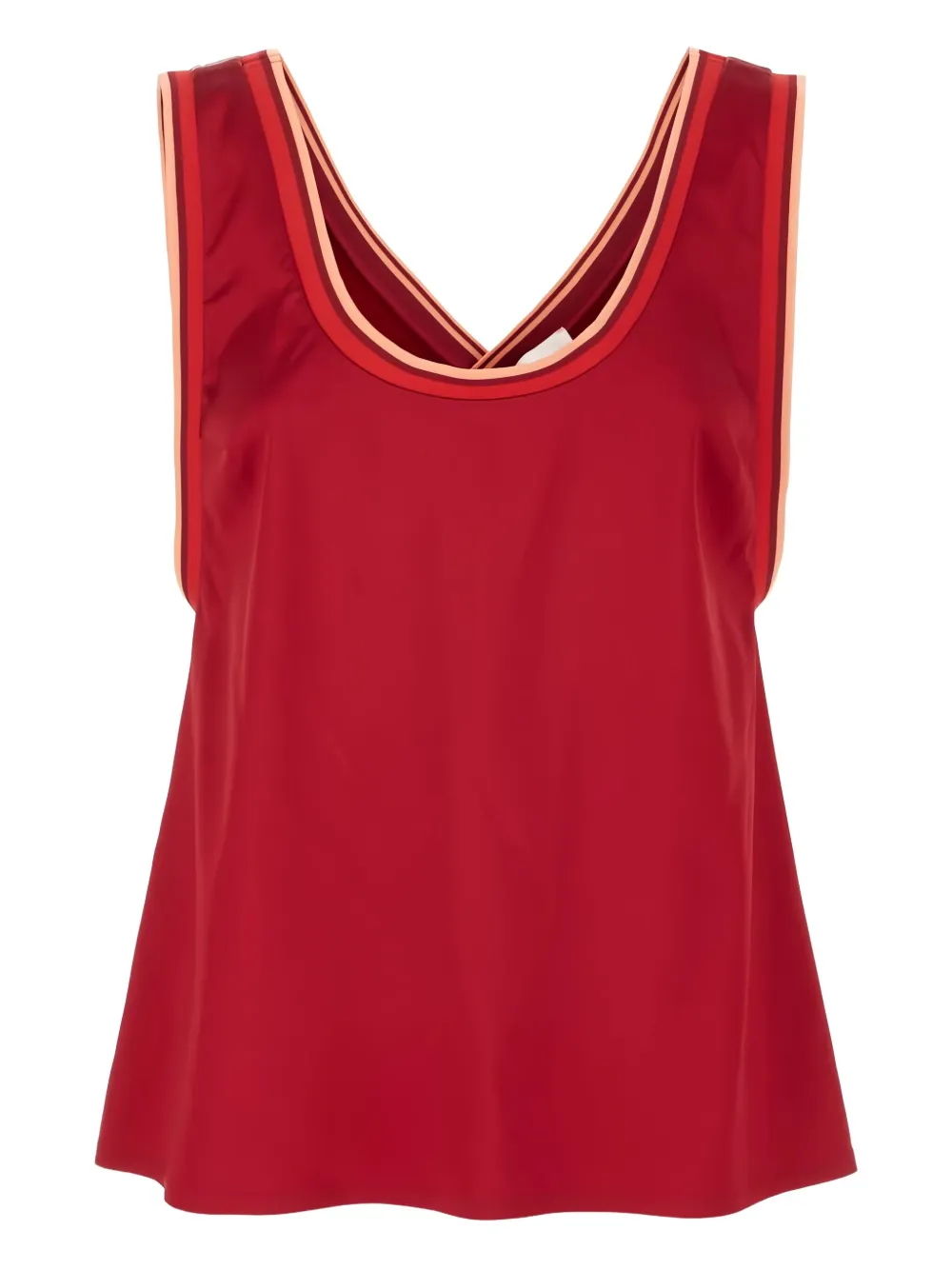 sleeveless striped top