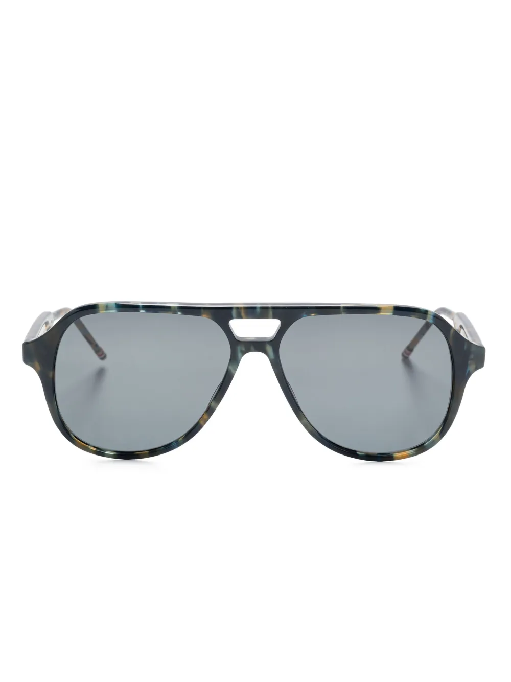 Thom Browne Eyewear pilot-frame sunglasses | Blue | Image 1