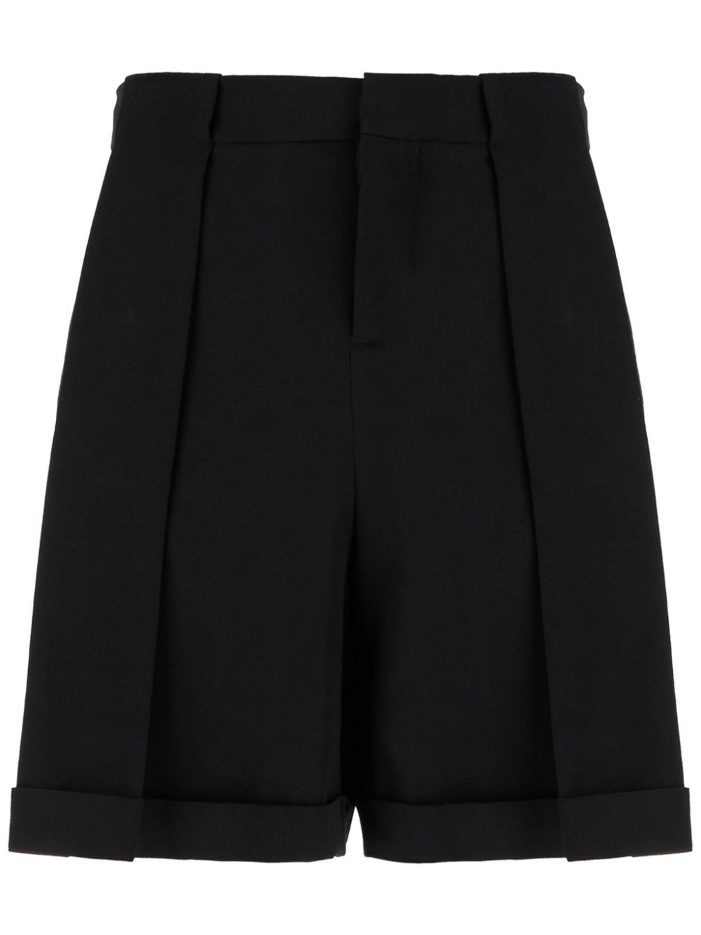 Balmain Wollen bermuda shorts Zwart