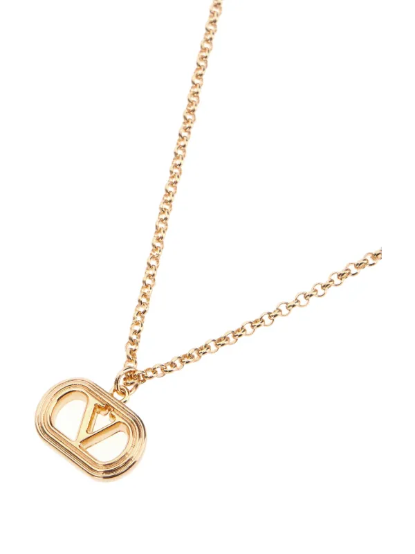 アクセサリーその他 VALENTINO GARAVANI Ovalette l necklace Oro Valentino Garavani Ovalette Necklace | Gold | FARFETCH PL