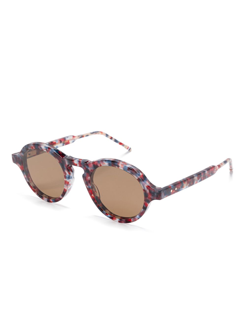 Thom Browne Eyewear round-frame sunglasses - Blauw