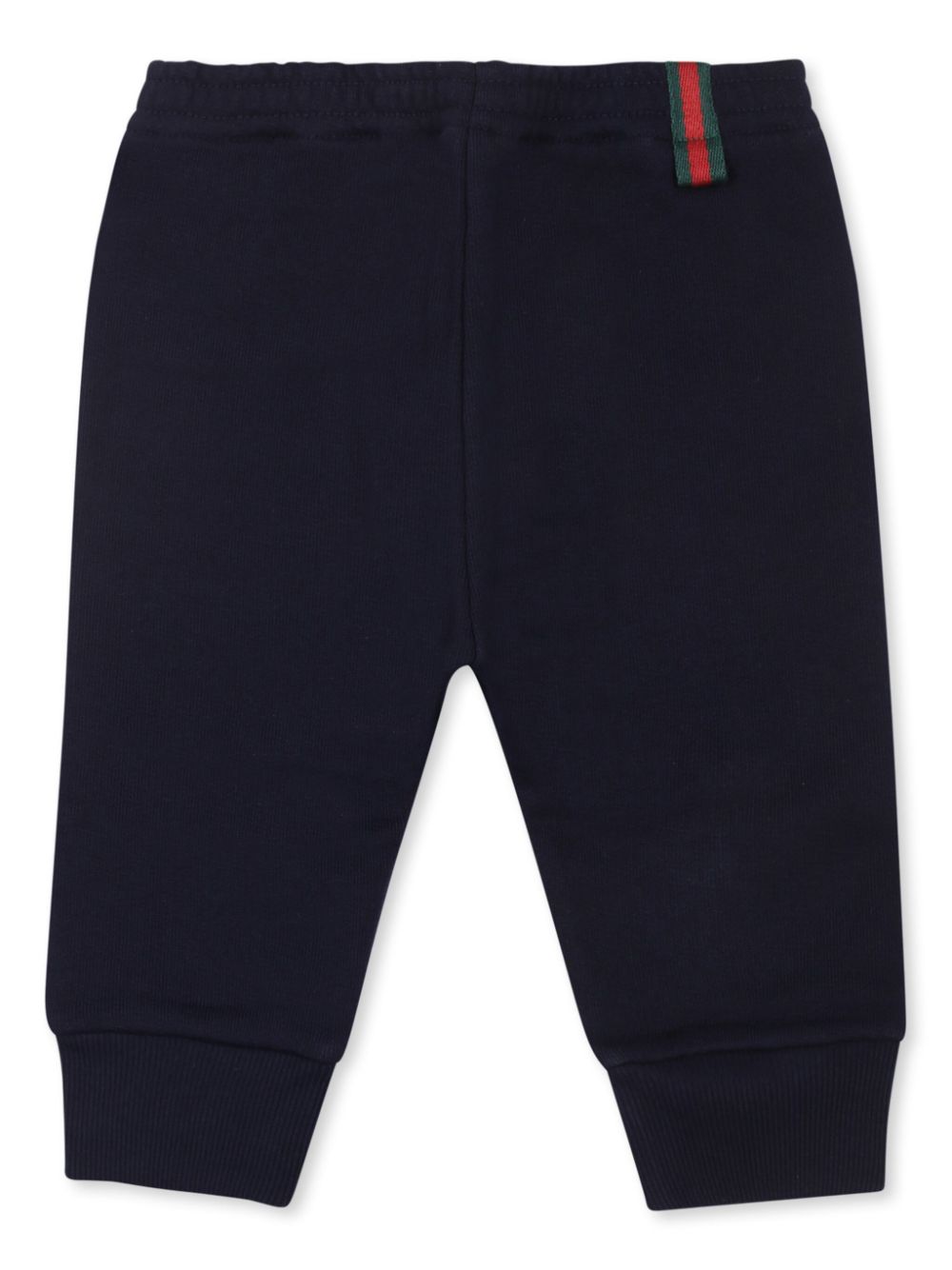 Gucci Kids Web-stripe cotton tracksuit bottoms - Blue