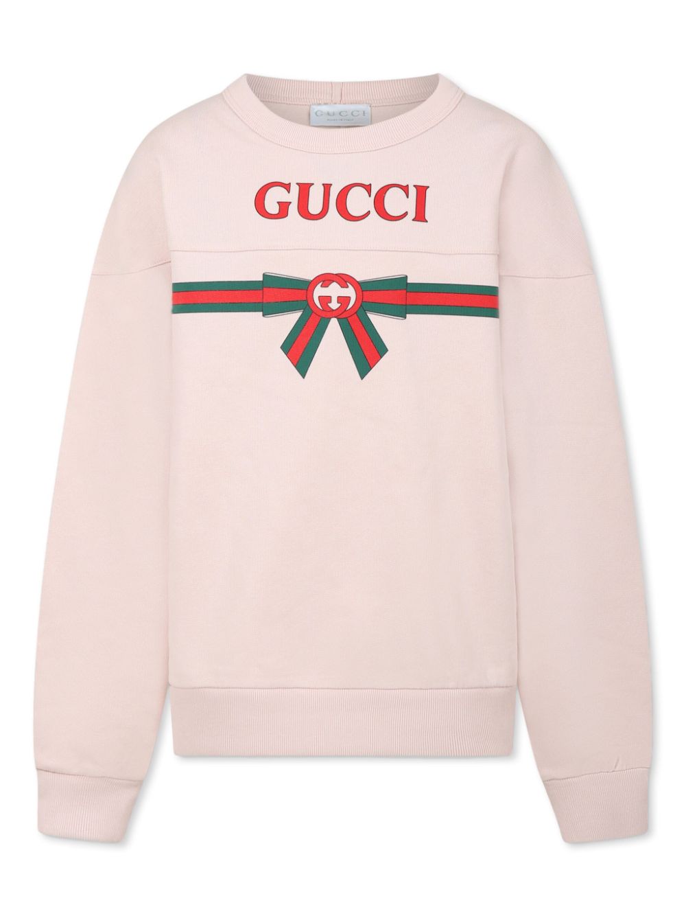 Gucci Kids printed cotton sweatshirt - Pink