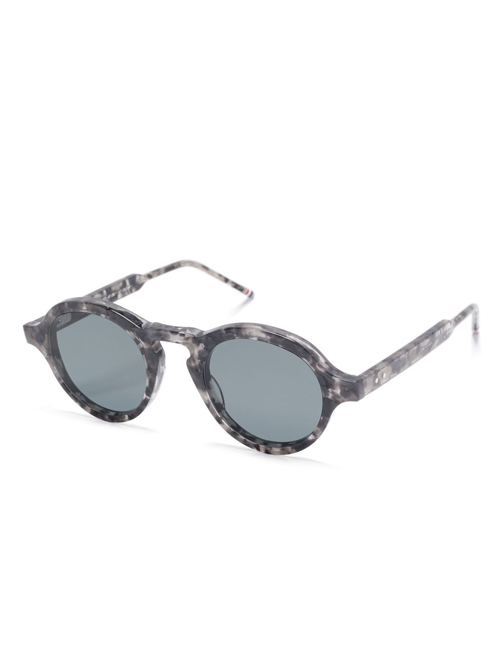 Thom Browne Eyewear Zonnebril met rond montuur - Grijs