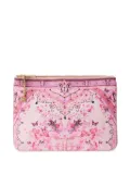 Camilla small Canvas clutch bag - Pink