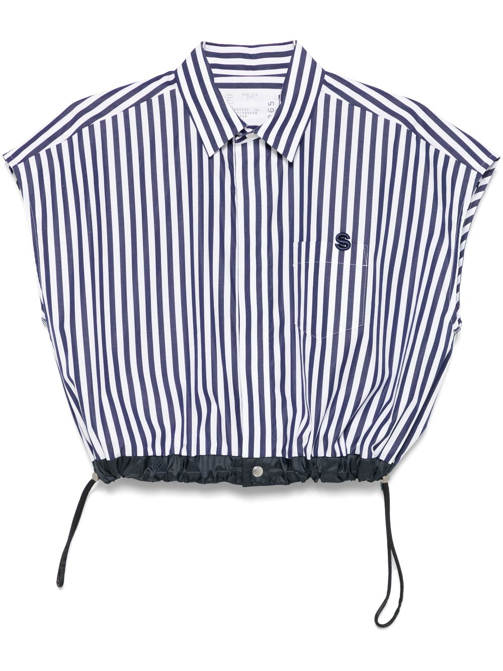 sacai striped shirt - White