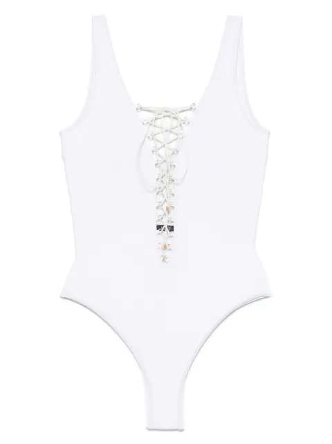Noire Swimwear traje de baño con agujetas