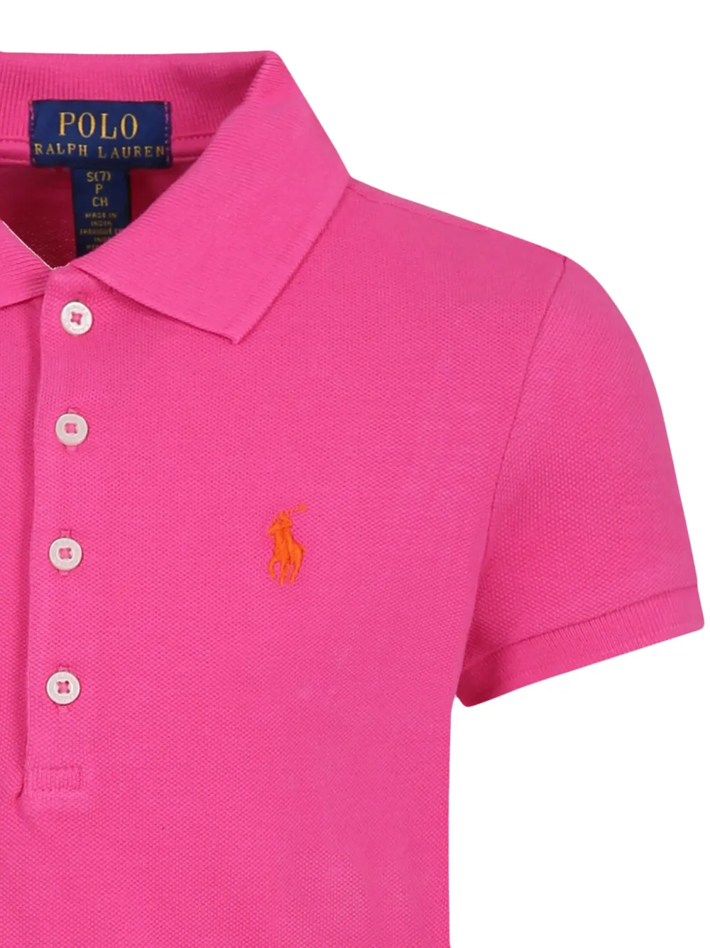 POLO RALPH LAUREN KIDS Piqué poloshirt Roze