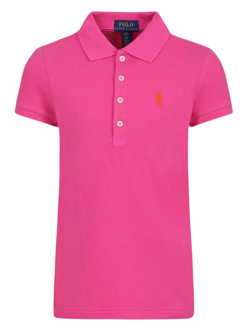 POLO RALPH LAUREN KIDS piqué polo shirt - Pink