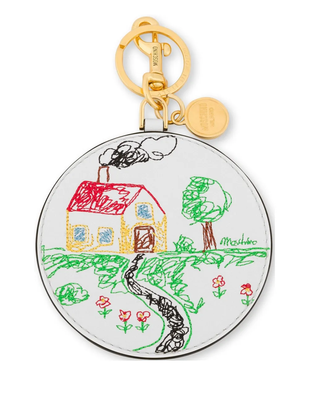 embroidered keyring