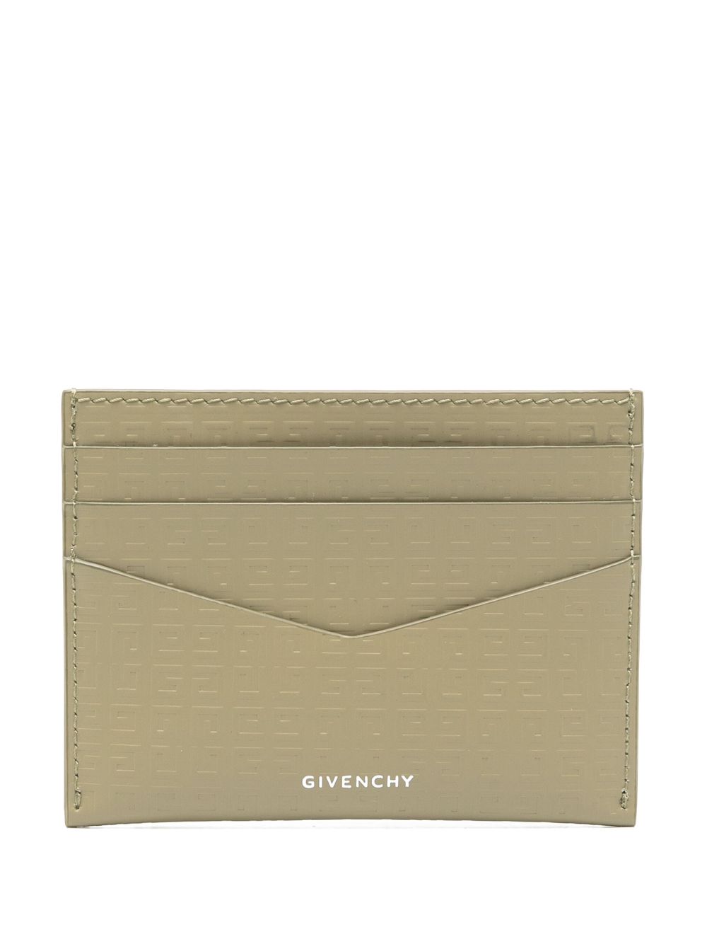 Givenchy 4G leather cardholder - Green