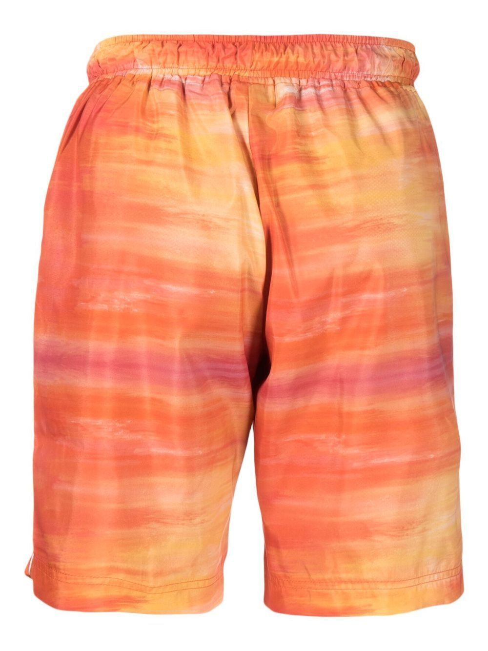 Ahluwalia tie-dye shorts - Oranje