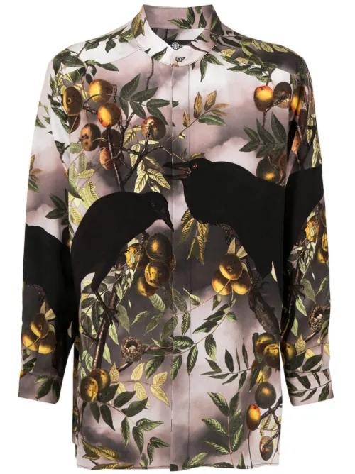Chemise à fleurs - Edward Crutchley - Modalova