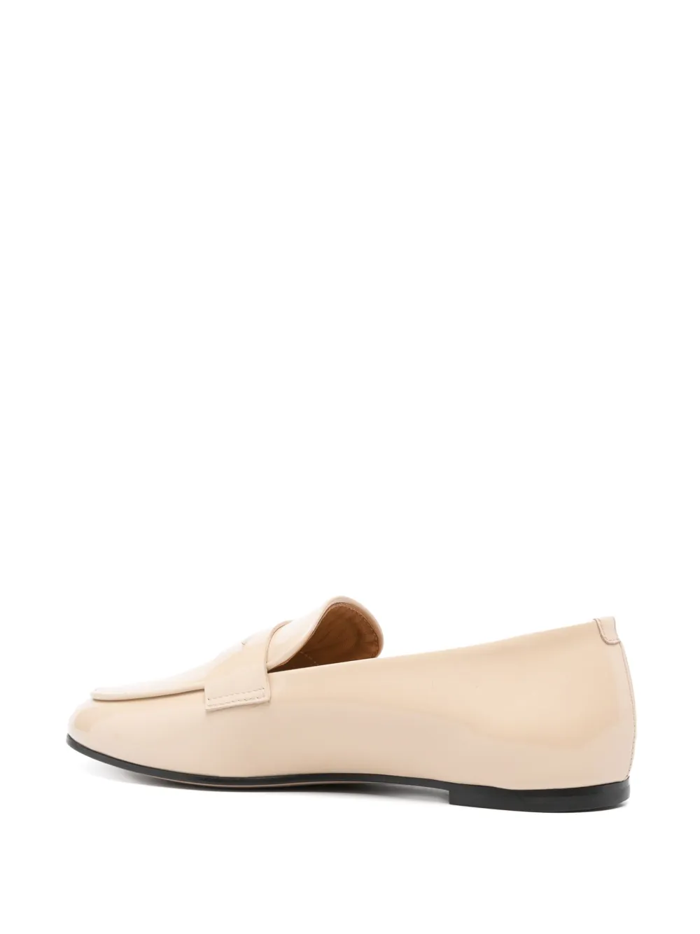 Tod's Loafers met logoplakkaat Beige