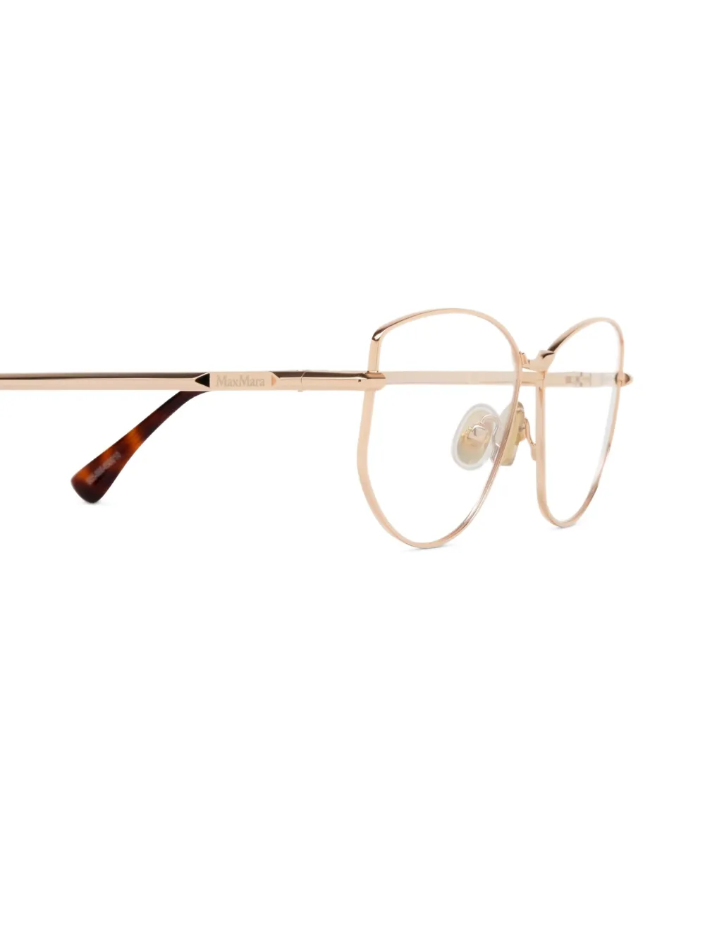 Max Mara Eyewear Bril met cat-eye montuur Goud