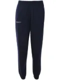 Pangaia logo-print track pants - Blue