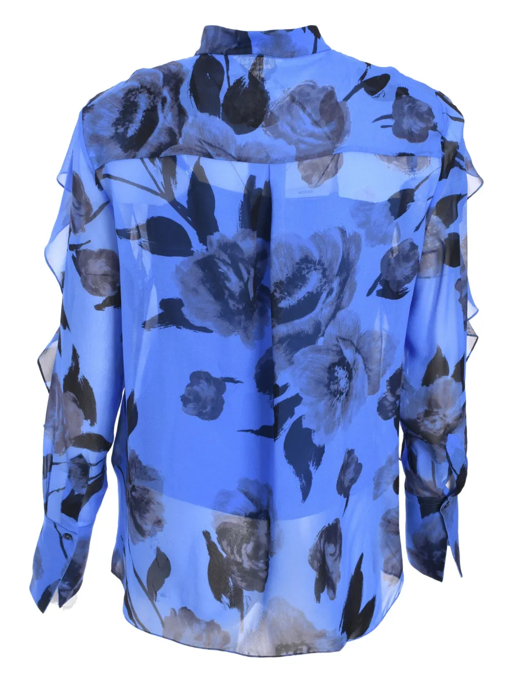 ERDEM Blouse met bloemenprint Blauw