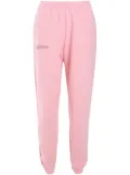 Pangaia logo-print track pants - Pink