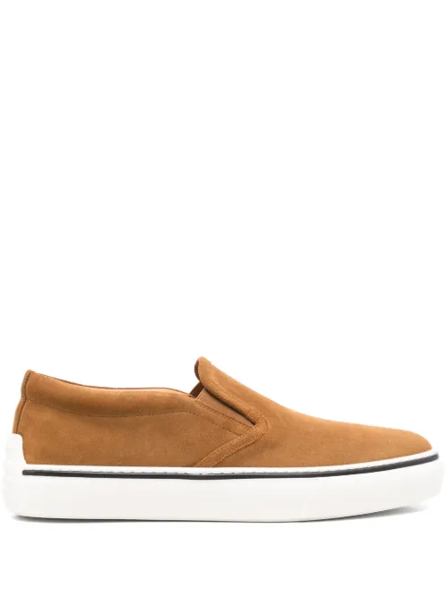 Baskets en daim à design à enfiler - Tod's - Modalova