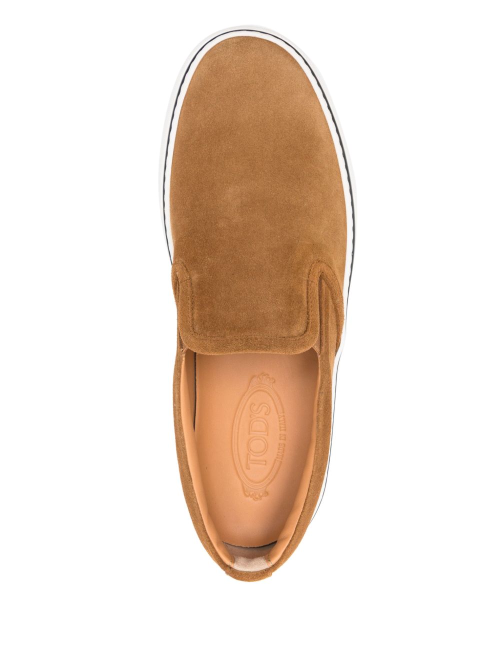 Tod's suede slip-on sneakers Brown