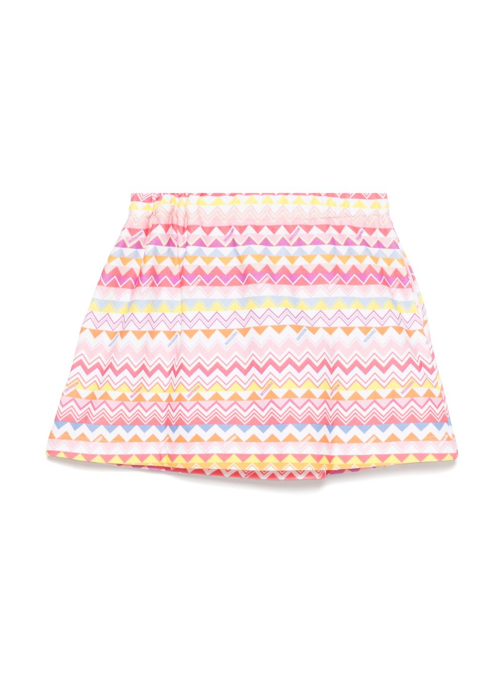 Missoni Kids Rok met zigzag patroon - Roze