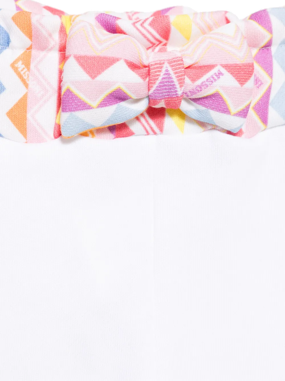 Missoni Kids Broek met zigzag-patroon Wit