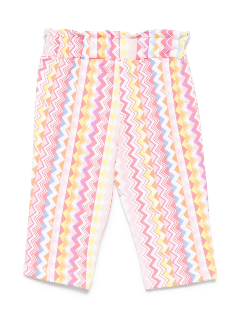 Image 2 of Missoni Kids zigzag-pattern trousers