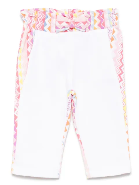 Missoni Kids zigzag-pattern trousers