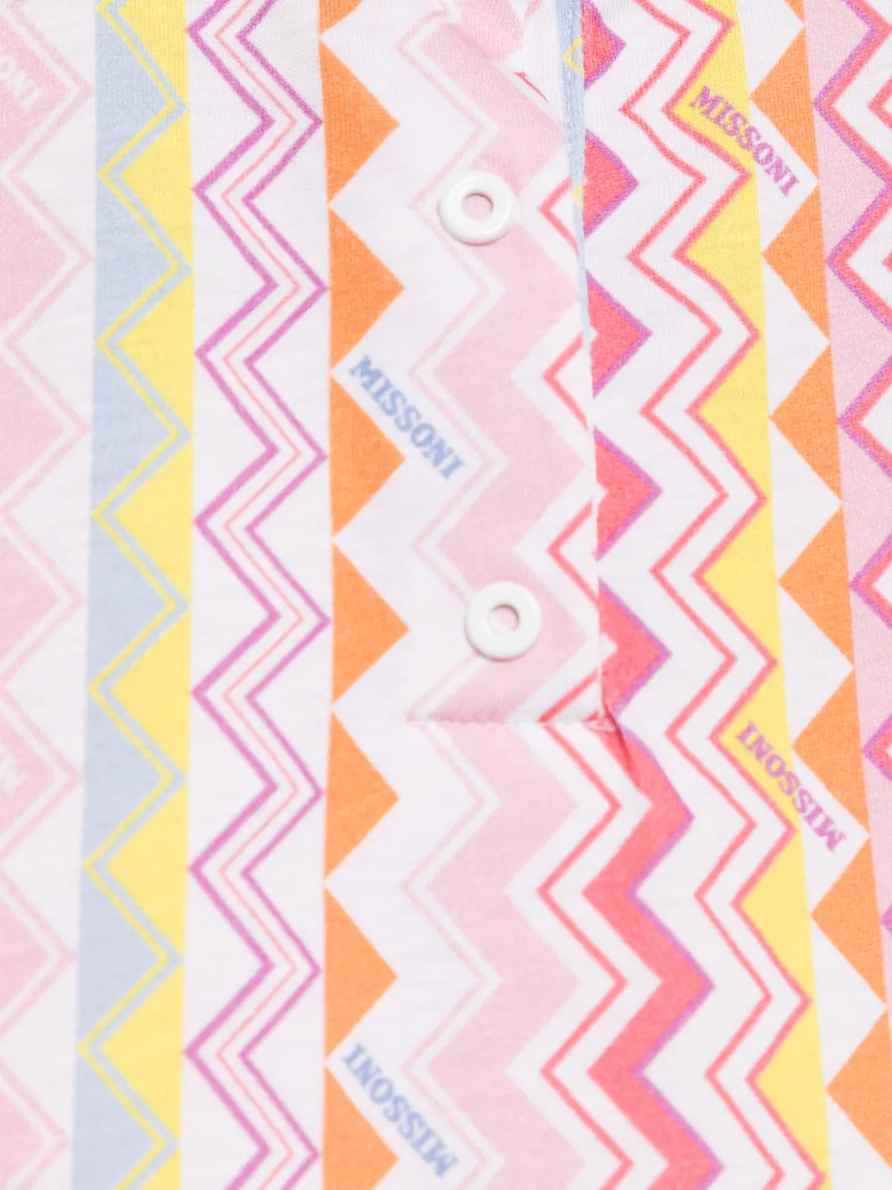 Missoni Kids Top met zigzag-print Roze