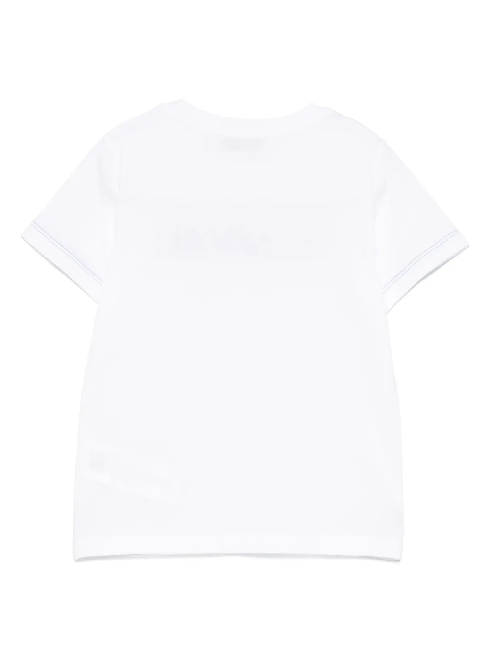 Missoni Kids T-shirt met geborduurd logo Wit
