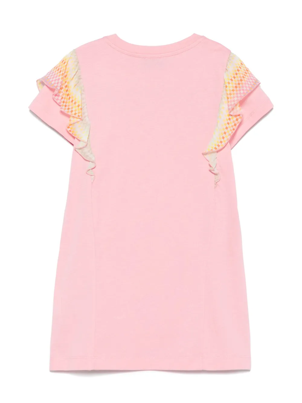 Missoni Kids ruffle-trim dress - Roze