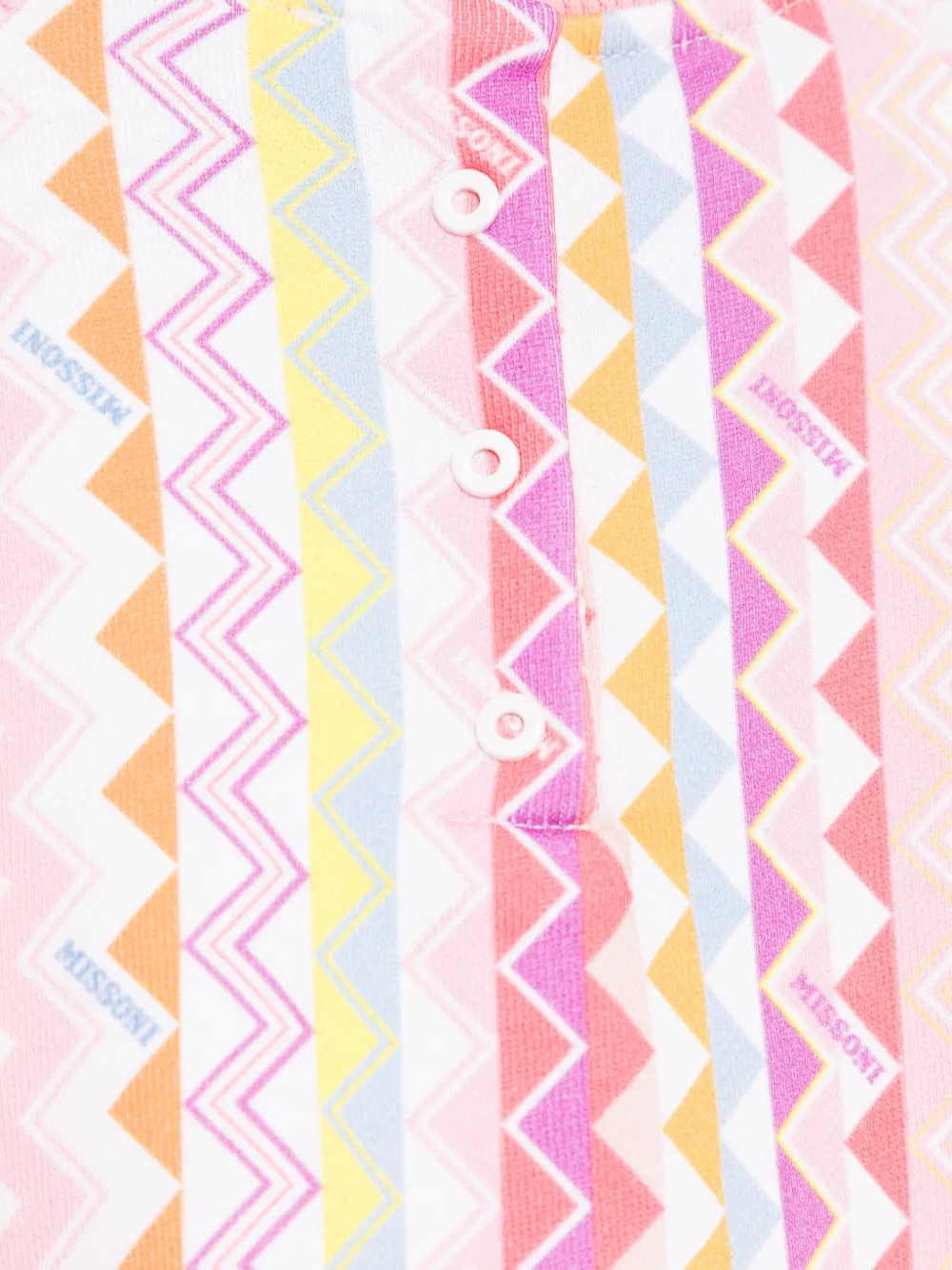 Missoni Kids Sweater met zigzag-patroon Roze
