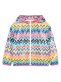 Missoni Kids zigzag-print jacket - Pink