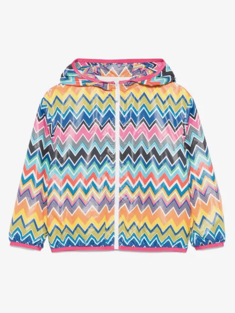 Missoni Kids veste à motif zig-zag