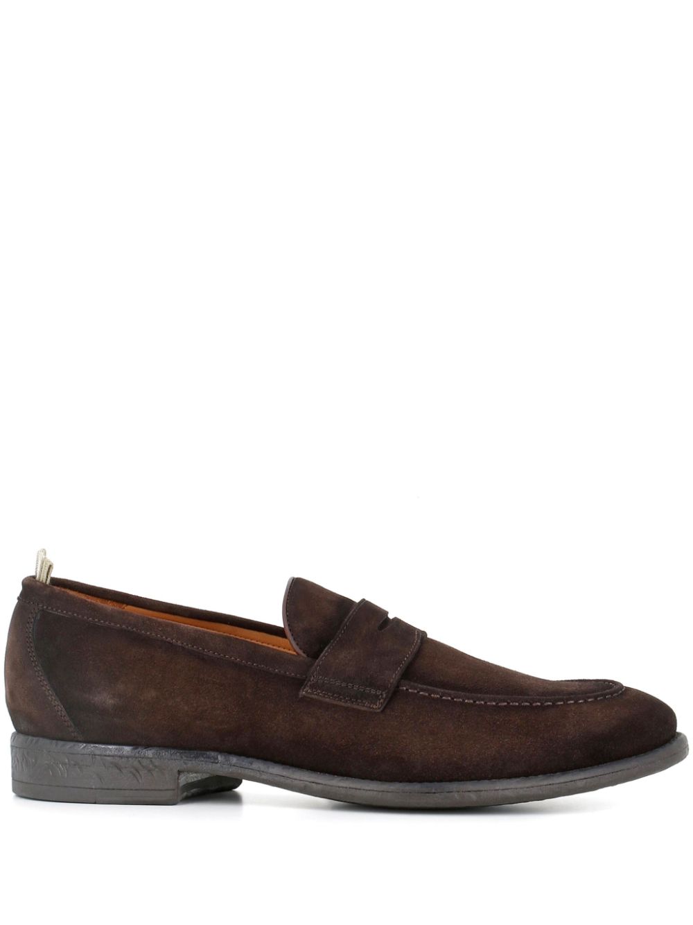 Officine Creative suede loafers Brown