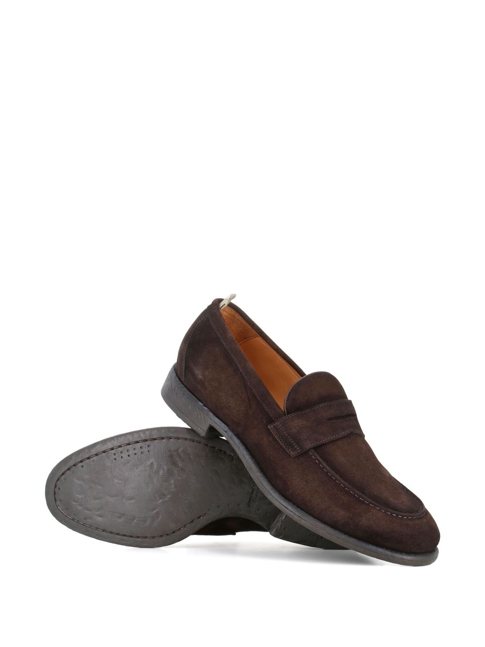 Officine Creative Suède loafers Bruin