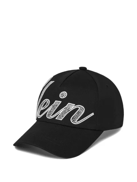Philipp Plein crystal-embellished baseball cap