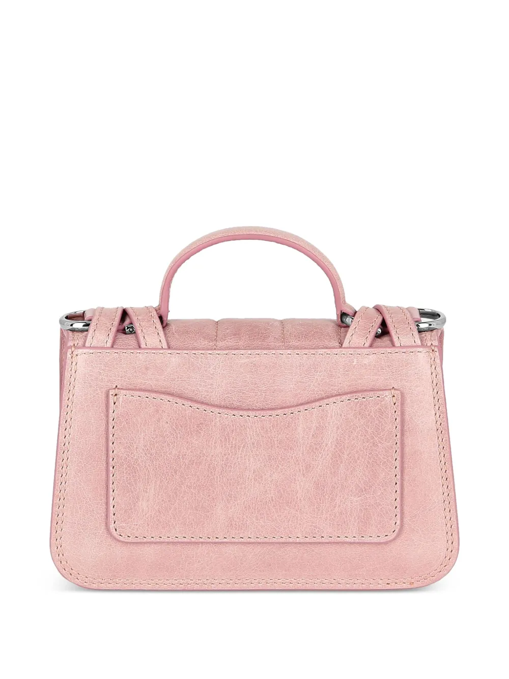 Philipp Plein Kleine Hexagon leren shopper Roze