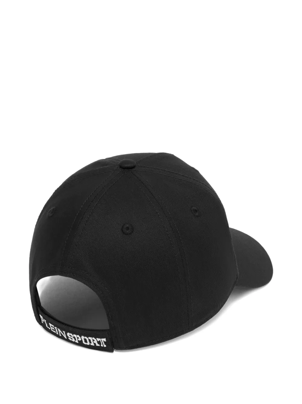 Plein Sport Tiger-embroidered Baseball Cap In Black