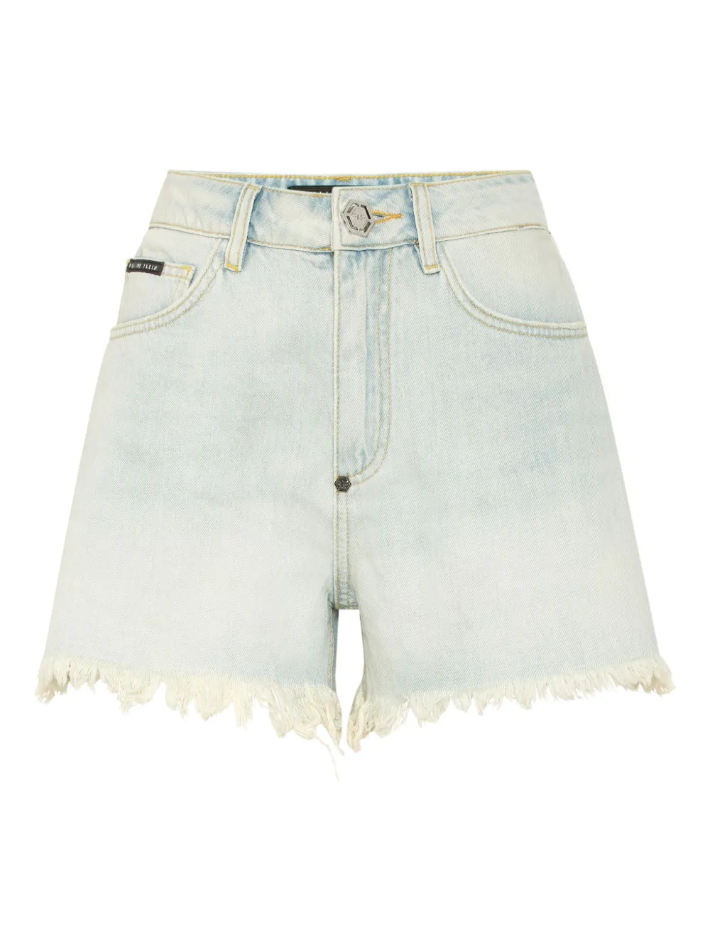 Philipp Plein Shorts met franje Blauw