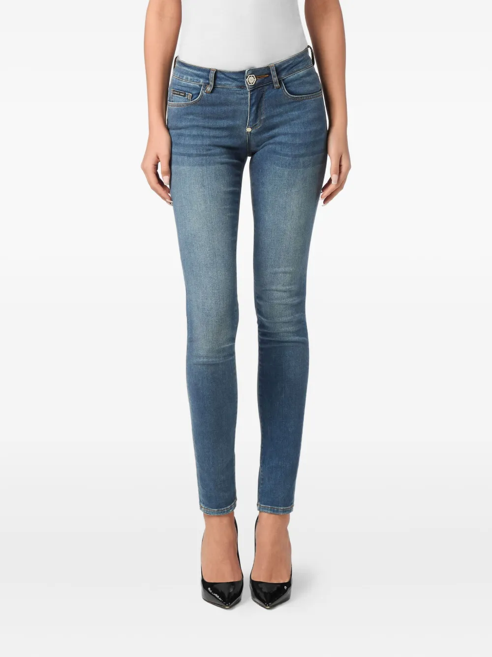 Philipp Plein Skinny jeans Blauw